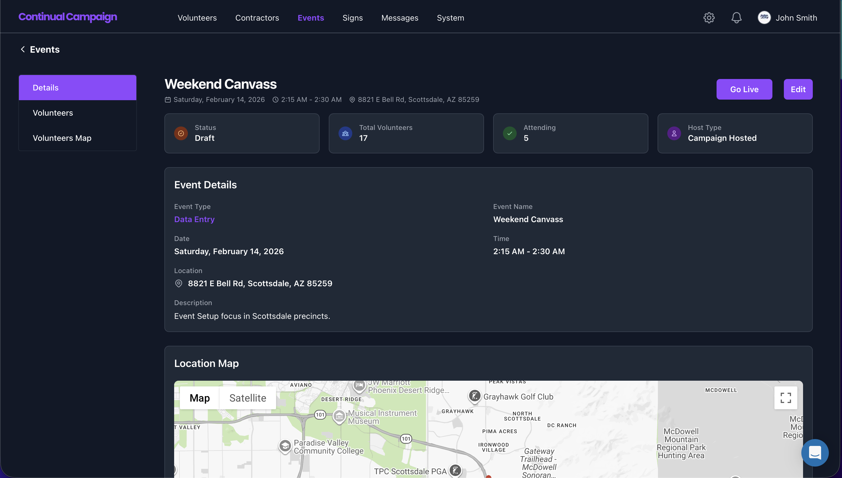 Event Builder (dark)